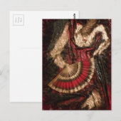 Spanischer Tänzer Postkarte (Vorne/Hinten)