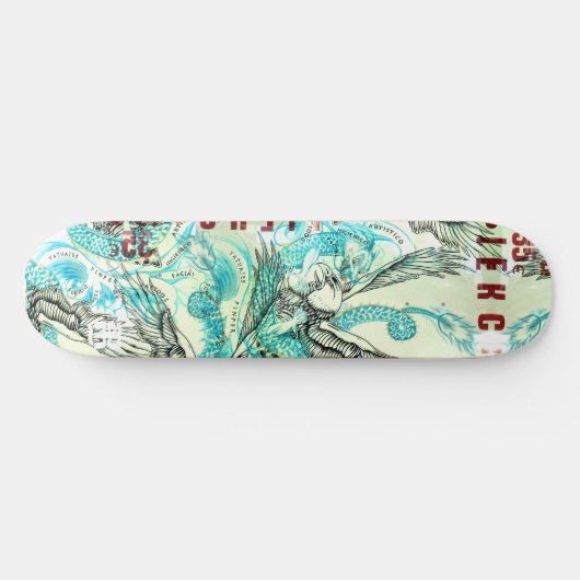 Spanischer Tätowierungs-Lärm Skateboard (Horizontal)