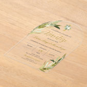 Spanischer Taufbote Acryleinladungen (Ablage )