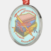 Spanischer Teacher Deluxe Rundschmuck Ornament Aus Metall (Links)