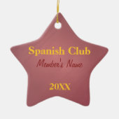 Spanischer Verein, Keramik Ornament (Vorne)