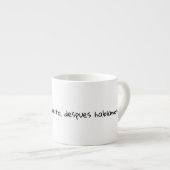 Spanischer Vers Espresso-Tasse Espressotasse (Vorderseite Rechts)