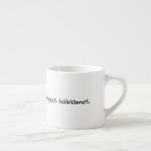 Spanischer Vers Espresso-Tasse Espressotasse (Rechts)