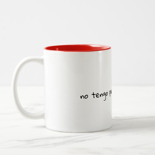 Spanischer Vers Süße Tasse (Links)