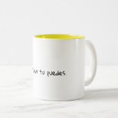 Spanischer Vers Süße Tasse (VorderseiteRechts)