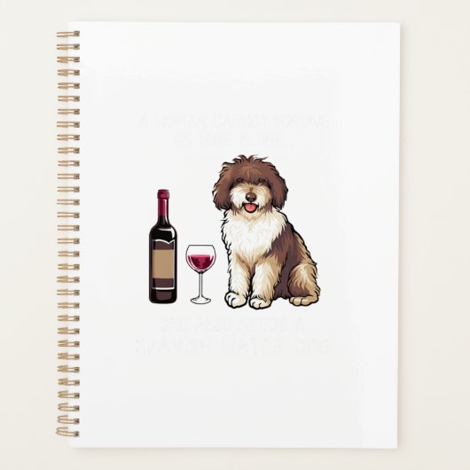 Spanischer Wasser und Wein Lustiger Hund 1 Planer (Vorderseite)