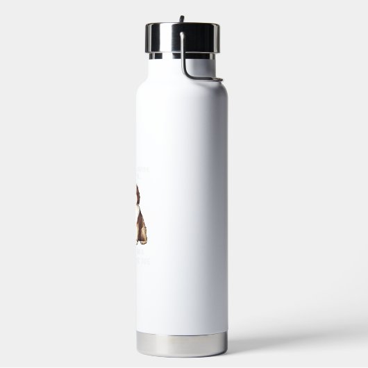 Spanischer Wasser und Wein Lustiger Hund 1 Trinkflasche (Links)