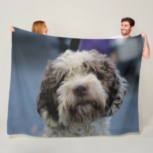 SPANISCHER WASSERHUND FLEECEDECKE