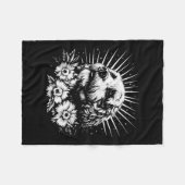 Spanischer Wasserhund Lover Retro Stil Tattoo _1 Fleecedecke (Vorderseite (Horizontal))