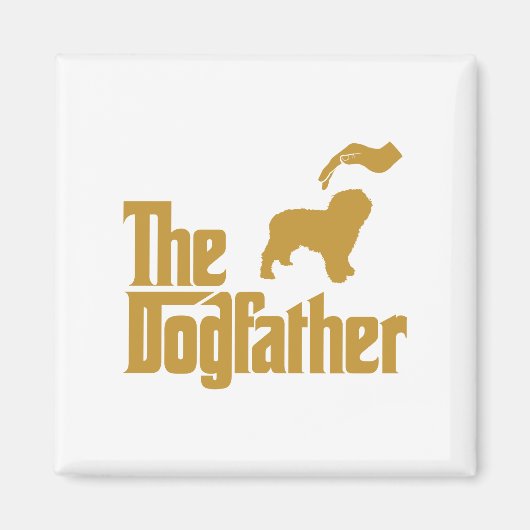 Spanischer Wasserhund Magnet (Vorne)