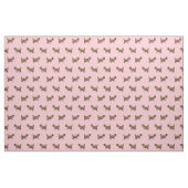 Spanischer Wasserhund Rosa Hund Stoff (Fat Quarter (45,7 x 55,9 cm))