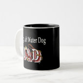 Spanischer Wasserhund Vater Tasse (Vorderseite Links)
