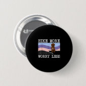 Spanischer Wasserhund Wandern Sie mehr, sorgen Sie Button (Vorne & Hinten)