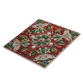 Spanischer Weihnachtsstern Handfarbe Terracotta No Fliese (Seite)