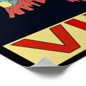 Spanischer Wein, Vino Poster (Ecke)