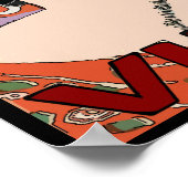 Spanischer Wein, Vino Poster (Ecke)