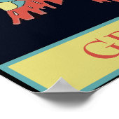 Spanischer Wein, Vino, Text bearbeiten Poster (Ecke)