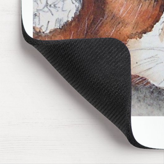 Spanischer Welpe Mousepad (Ecke)