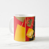 Spanischer ziviler Kriegs-Anarchist/Facism Kaffeetasse (Vorderseite Links)
