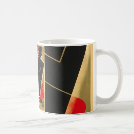 Spanischer ziviler Kriegs-Anarchist/Facism Kaffeetasse (Rechts)