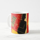 Spanischer ziviler Kriegs-Anarchist/Facism Kaffeetasse (Vorderseite Links)