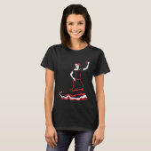 spanischer Zuckerschädeltänzer T-Shirt (Vorne ganz)