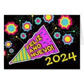 Spanisches Add-Date für das neue Jahr - helles, fa (Vorderseite (Horizontal))