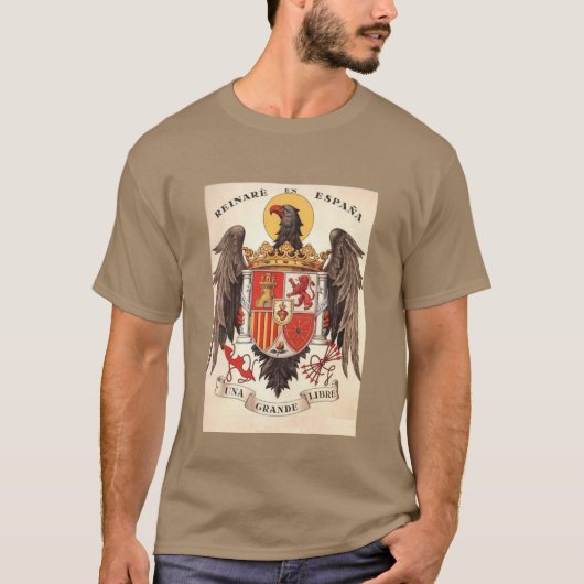 Spanisches Adler-Shirt Franco T-Shirt (Vorderseite)