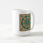 Spanisches Andalusisches Sternmuster Traditionelle Kaffeetasse (VorderseiteRechts)