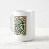 Spanisches Andalusisches Sternmuster Traditionelle Kaffeetasse (Vorderseite Links)