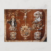 Spanisches Banner von Lepanto Postkarte (Vorderseite)