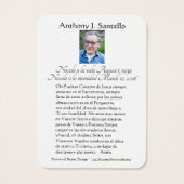 Spanisches Beerdigungsgebet (Rückseite)