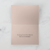 Spanisches Beileid Pink Peñon Karte (Innenseite)