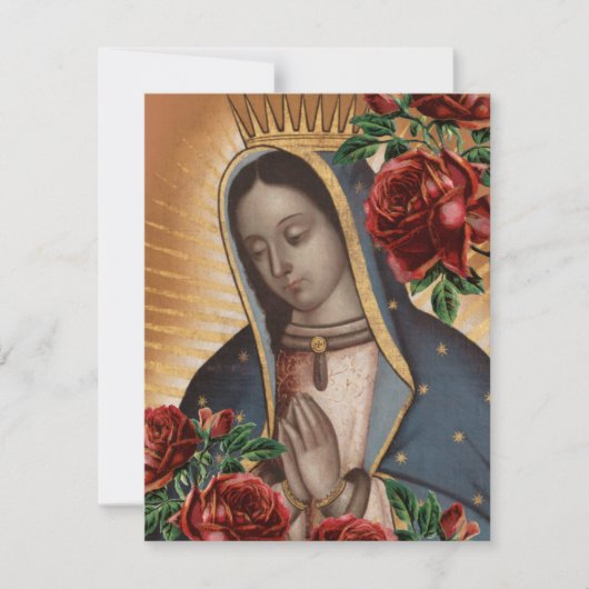 Spanisches Bestattungs-Beileid Heilige Karte Danke (Vorderseite)