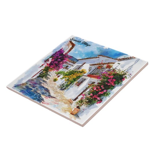 Spanisches Dorf Fliese (Seite)