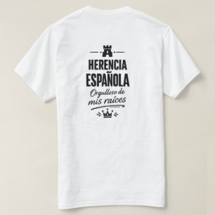 Spanisches Erbe Meine Wurzeln Puerto Rico T-Shirt