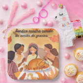Spanisches Erntedank Pappteller (Party)