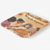 Spanisches Erntedank Pappteller (Gewinkelt)