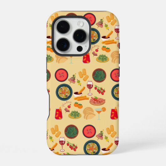 Spanisches Essen iPhone Hülle (Rückseite)