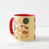 Spanisches Essen Tasse (Vorderseite Links)