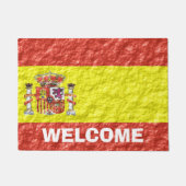 Spanisches Flaggendesign Fußmatte (Vorderseite)