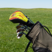 Spanisches Flaggendesign Golf Headcover (In SItu)