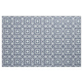 Spanisches Fliesenmuster der Marine und des Weißen Stoff (Fat Quarter (45,7 x 55,9 cm))