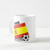 Spanisches Fußball-Team Kaffeetasse (Vorderseite Links)