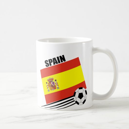 Spanisches Fußball-Team Kaffeetasse (Rechts)