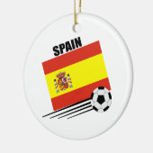 Spanisches Fußball-Team Keramikornament (Links)