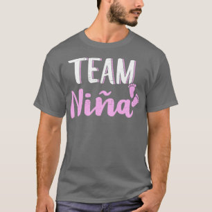 Spanisches Geschlecht offenbart Team nia Mädchen m T-Shirt