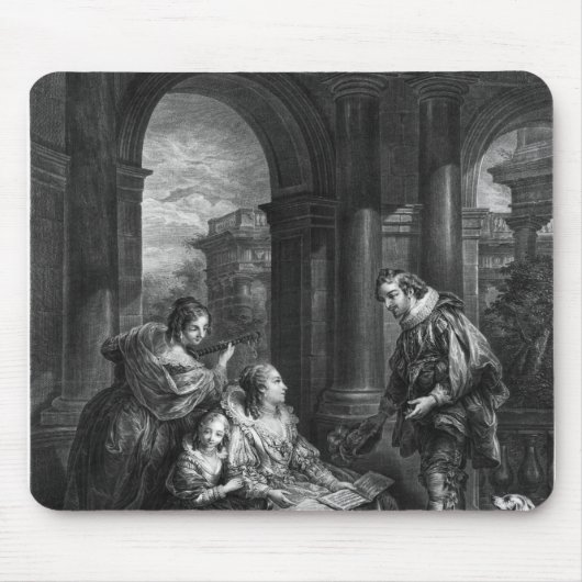Spanisches Gespräch Mousepad (Vorne)