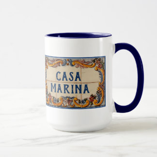 Spanisches Haus Unterschreiben mit Ihrem Namen Tasse