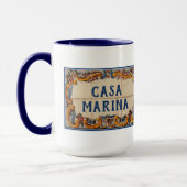 Spanisches Haus Unterschreiben mit Ihrem Namen Tasse (Links)